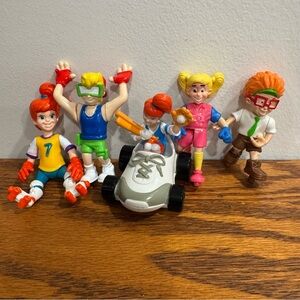 Vintage 1990 BK Burger King Kids Club Lot of 6 Bundle IQ Vid Boomer Characters